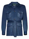 Franzese Collection Franzese Napoli David Beckham Model Blazer In Blue