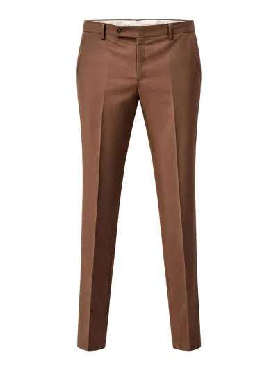 Franzese Collection Dark Brown  Fabric Trousers
