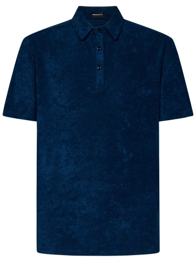Franzese Collection Polo Brad Pitt  In Blu