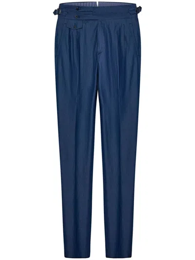 FRANZESE COLLECTION PRINCIPE DI SAVOIA TAPERED TROUSERS