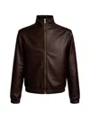 Franzese Collection Reversible Jacket In Brown
