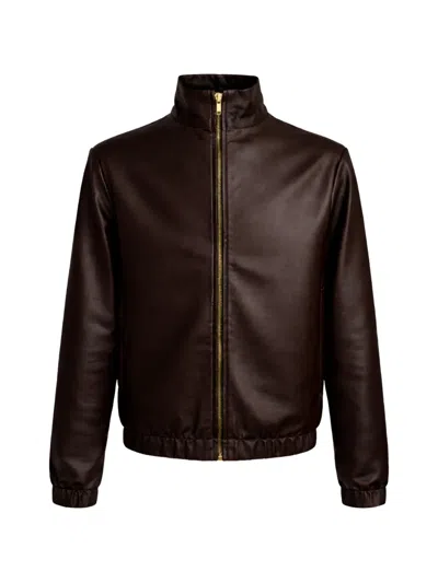 Franzese Collection Reversible Jacket In Brown