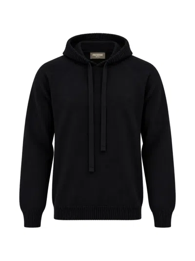 Franzese Collection Rocky Balboa Wool Hoodie In Black