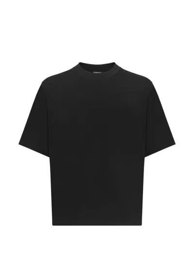 Franzese Collection Short-sleeve Crewneck T-shirt In Black