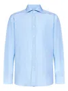 Franzese Collection Franzese Napoli David Beckham Model Shirt In Blue