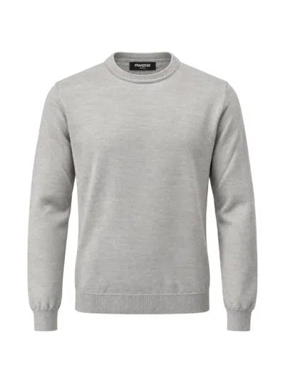 Franzese Collection Stefano De Martino Crew-neck Sweater In Gray