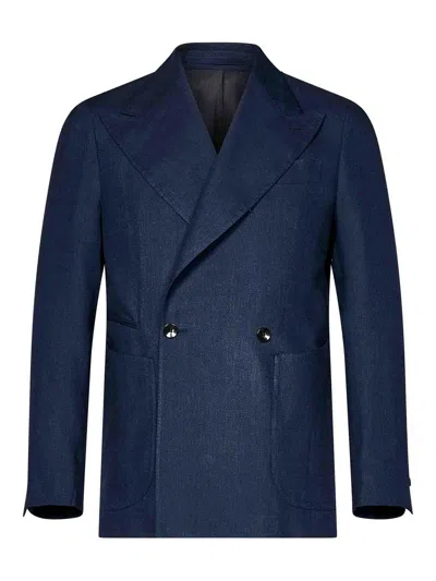 FRANZESE COLLECTION STEFANO DE MARTINO DOUBLE-BREASTED BLAZER