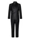 Franzese Collection Franzese Napoli Stefano De Martino Model Suit In Black