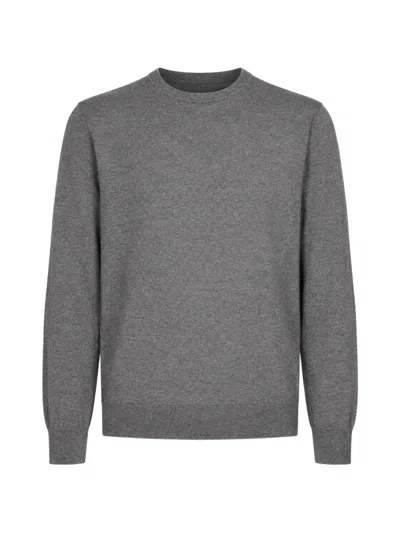 Franzese Collection Stefano De Martino Hand-sewn Sweater In Gray
