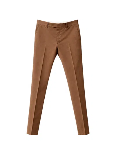 Franzese Collection Stefano De Martino Trousers In Brown