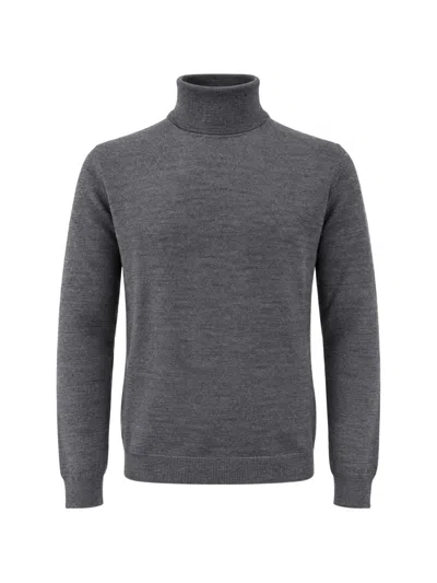 Franzese Collection Stefano De Martino Turtleneck Sweater In Gray