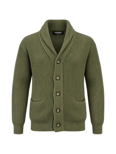 Franzese Collection Steve Mcqueen Button-fastening Cardigan In Green