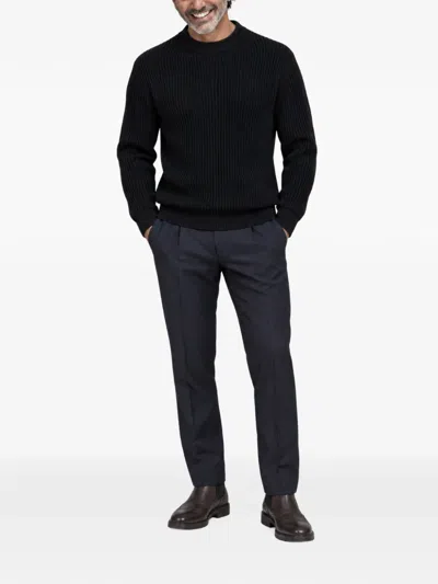 Franzese Collection Steve Mcqueen Crew-neck Sweater In Black