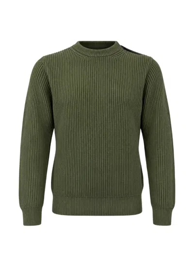 Franzese Collection Steve Mcqueen Rib-knit Sweater In Green