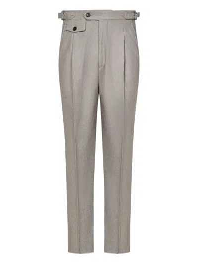 Franzese Collection Straight-leg Trousers In Grey