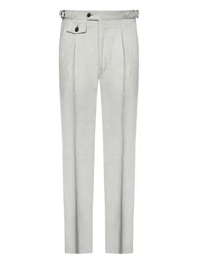 Franzese Collection Straight-leg Trousers In Neutrals
