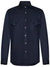 Franzese Collection Franzese Napoli Gianni Agnelli Model Shirt In Blue