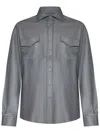 Franzese Collection Franzese Napoli Gianni Agnelli Model Shirt In Gray