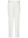Franzese Collection Franzese Napoli Stefano De Martino Model Trousers In White
