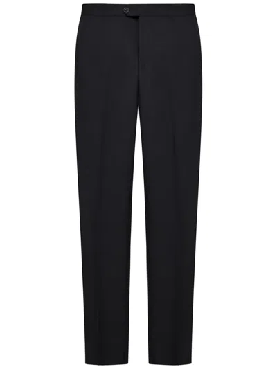 Franzese Collection Tailored Trousers In Black