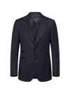 Franzese Collection Wool Single-breasted Blazer In Multi