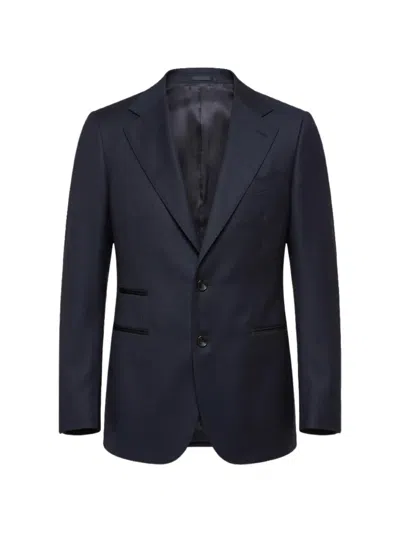 Franzese Collection Wool Single-breasted Blazer In Multi