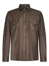 Franzese Collection Franzese Napoli Gianni Agnelli Model Shirt In Green