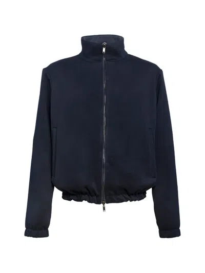 Franzese Collection Zip-up Jacket In Blue