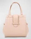Franzi Camilla Mini Leather Tote Bag In Powder Pink