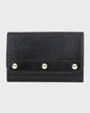 Franzi Luisa Mini Flap Card Holder In Black