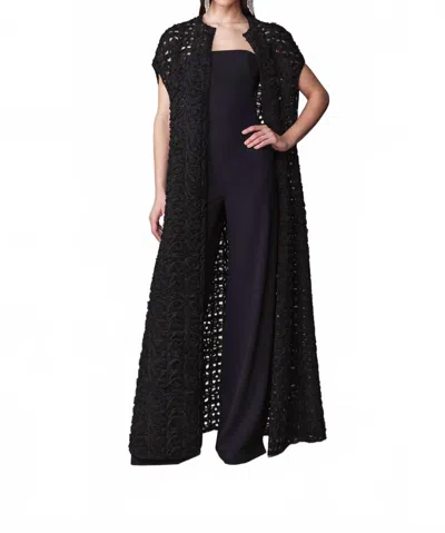 Frascara Jumpsuit With Contrast Coat In Black