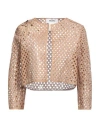 Frase Francesca Severi Woman Blazer Beige Size 8 Polyamide, Cotton, Polyester In Beige