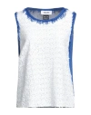 Frase Francesca Severi Woman Sweater White Size 8 Polyester, Viscose, Elastane In White