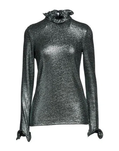 Frase Francesca Severi Woman Top Emerald Green Size 6 Polyamide, Metal, Elastane