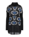 Frase Francesca Severi Woman Turtleneck Azure Size 6 Virgin Wool, Synthetic Fibers, Polyamide, Mohai In Blue