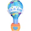 Fraser Farm Hill 10ft Inflatable Its A Boy Announcement With Lights In Multi