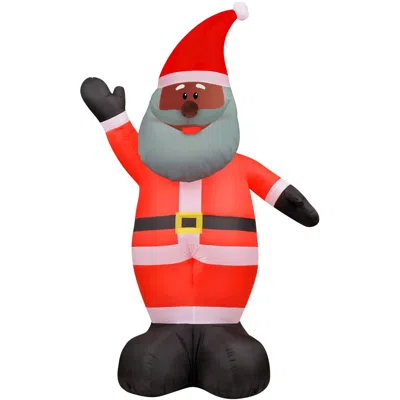 Fraser Farm Hill 12ft Inflatable Aa Santa With Lights In Multi