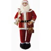 Fraser Farm Hill 58" Santa With Gifts In Hand (dancing/music) In Multi