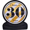 Fraser Farm Hill 8ft Inflatable Cheers To 30 Years With Lights In Black