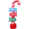 Fraser Farm Hill 8ft Inflatable Inflatable Directional Sign, W/ Lights In Red