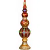 Fraser Farm Hill Fhf 48"h Led Jeweled Red & Gold Finial With Music & Timer In Multi