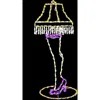Fraser Farm Hill Fhf 52"h Led Leg Lamp, 168 Bulbs In Multi