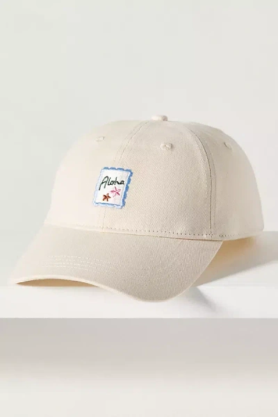 Frasier Sterling Aloha Baseball Cap In White