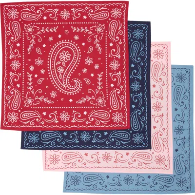 Frasier Sterling Bandana Dinner Napkins In Multi