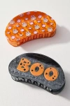 Frasier Sterling Boo Hair Claw Clips, Set Of 2 In Multi