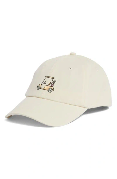 Frasier Sterling Caddy Embroidered Hat In White