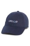 Frasier Sterling Cape Cod Canvas Adjustable Baseball Cap In Blue