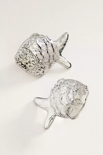 Frasier Sterling Catch Of The Day Earrings In Silver