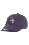 Frasier Sterling Embroidered Caviar Baseball Cap In Blue