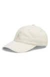 Frasier Sterling Embroidered Poodle Baseball Cap In White
